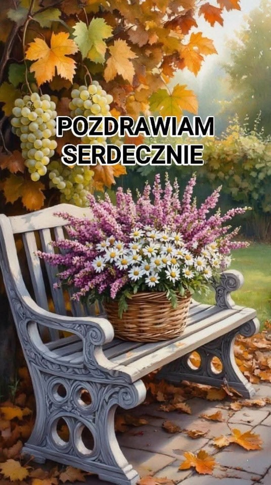 Pozdrawiam serdecznie w październiku